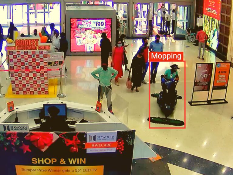 Supermart layout optimization using AI video analytics heatmaps
