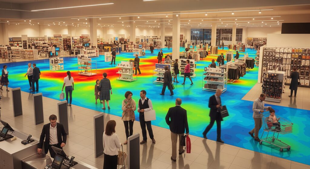retail video analytics heatmap