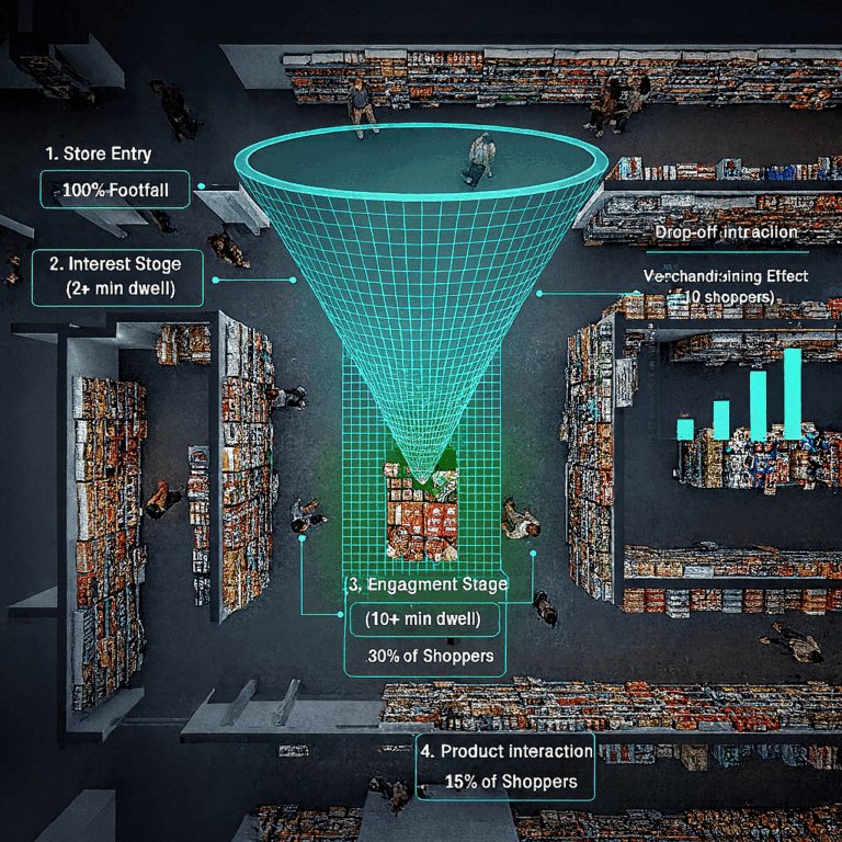 Supermart conversion funnel analysis dashboard