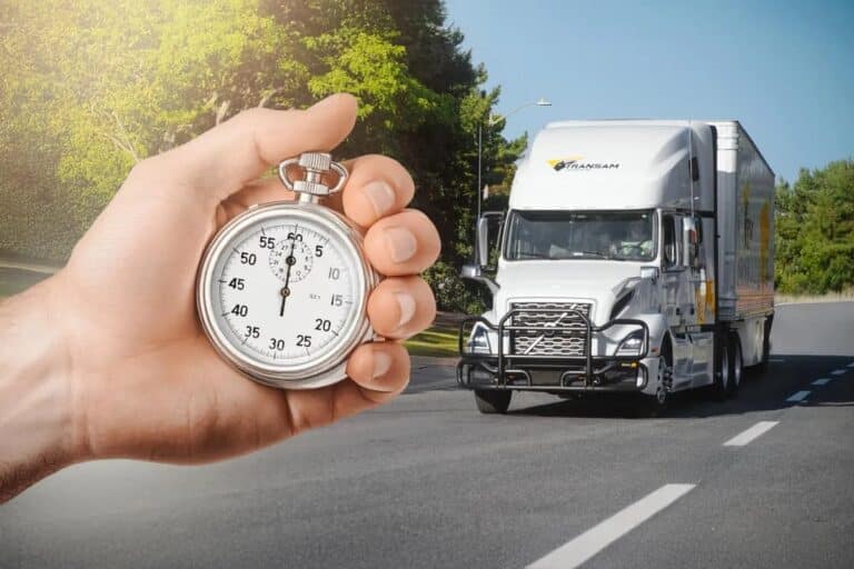 This image captures the critical moment a logistics manager monitors a delayed truck at a warehouse loading dock. It visually demonstrates how logistics video analytics provides real-time data, like time-at-dock, directly on a dashboard. By moving beyond manual checks, this technology empowers businesses to proactively address bottlenecks, avoid costly detention fees, and ensure efficient operations.