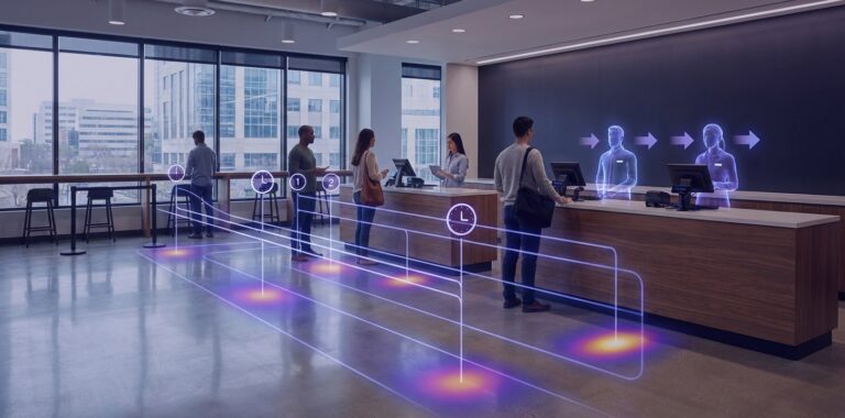 AI-powered retail queue management analytics