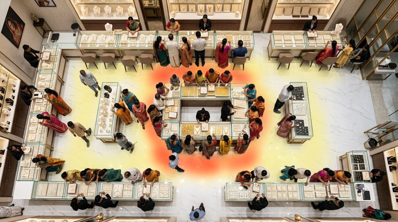 real-time staff zone alert jewellery store AIVIS